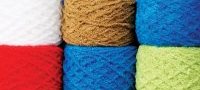 Balls of brightly-coloured wool