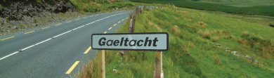 Roadside Gaeltacht sign