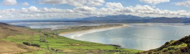 View of Inch strand on the Dingle peninsula