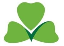 Drawing of a shamrock with three leaves