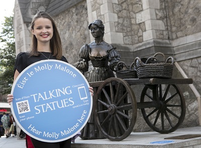 Statue Comes ‘Alive Alive O’ as Molly Malone Speaks Out
