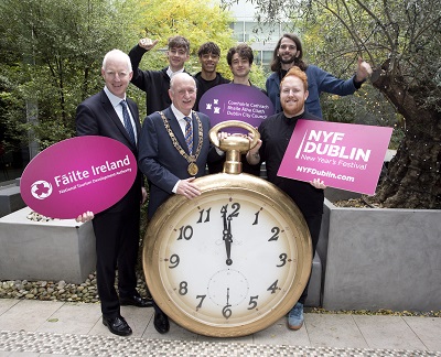 Ring In 2019 with New Year’s Festival Dublin As Three Spectacular Countdown Events Announced