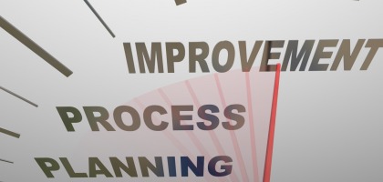 Picture showing the importance of improvement, process and planning