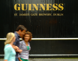 The ultimate Guinness tasting session is an exclusive Guinness connoisseur experience. Visitors leaving the Guinness Storehouse
