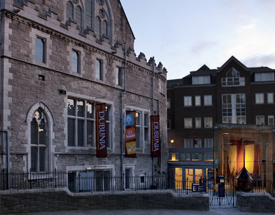 Visit a new exhibition that tells the story of The Battle of Clontarf. Exterior of the Dublinia exhibition building