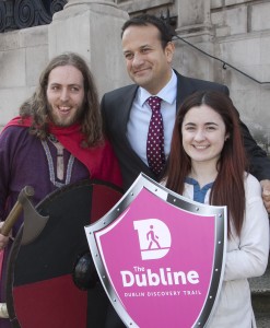 Minister Varadkar Launches the Dubline at Dublin's City Hall