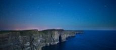 The Cliffs of Moher at night