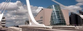 The Dublin Convention Centre and the Samuel Beckett Bridge