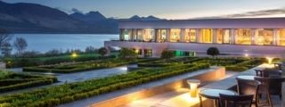 The terrace at the Europe Hotel in Killarney