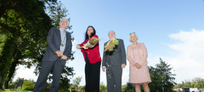 Minister Catherine Martin TD breaks ground on €1.2million Water Sports Facility in Co. Leitrim  