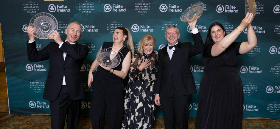 Fáilte Ireland Honours Conference Ambassadors for Bringing €125million to Irish Economy 