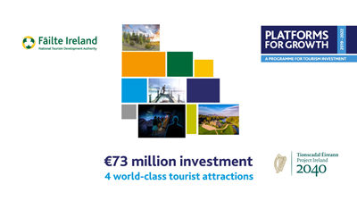Major boost for Ireland and tourism with €73million investment in new world-class visitor experience